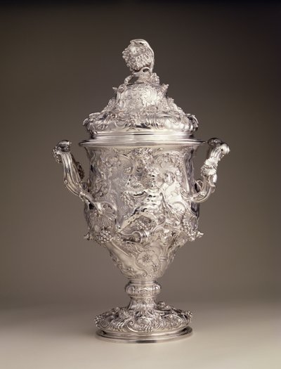 Copo com duas alças e tampa, 1742-43 de Paul de Lamerie