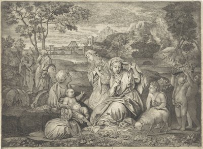Moisés na cesta de corrida O casamento místico de Catarina de Paul van Somer (II)