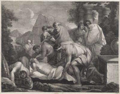Tobit enterra os mortos de Paul van Somer (II)