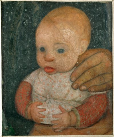 Mão de bebé e mão de mãe de Paula Modersohn-Becker