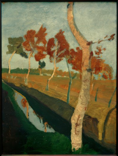 Bétulas no fosso de Paula Modersohn Becker