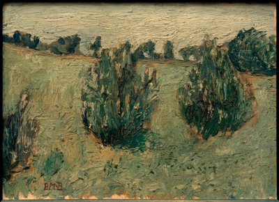 Paisagem com pinheiros de Paula Modersohn Becker