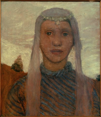 Menina com véu de Paula Modersohn-Becker