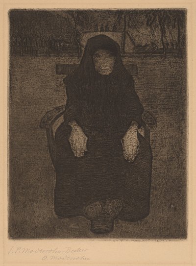 Velha Sentada de Paula Modersohn Becker