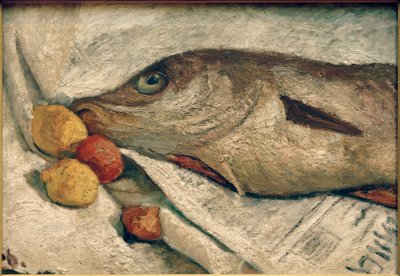 Ainda vida com arinca de Paula Modersohn-Becker