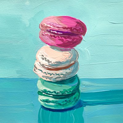 Torre de Macarons Doces de Pauline Wegman | Key and Sea Creative