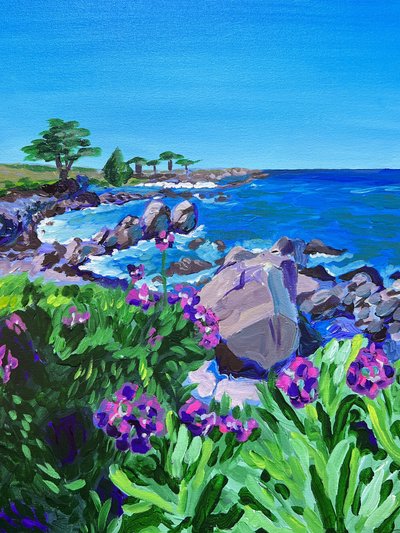 Flores costeiras vibrantes de Pauline Wegman | Key and Sea Creative