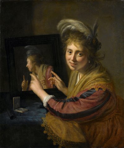 Rapariga no Espelho de Paulus Moreelse