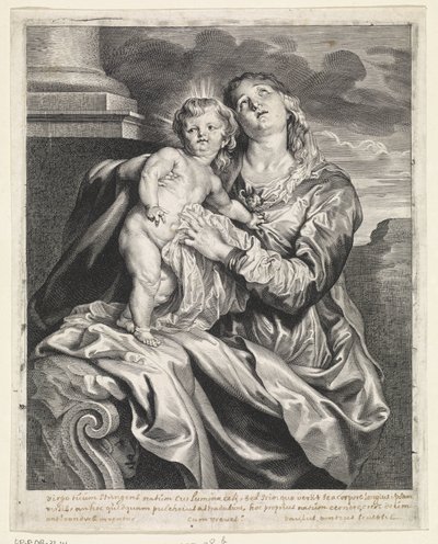 Maria com o Menino Jesus de Paulus Pontius