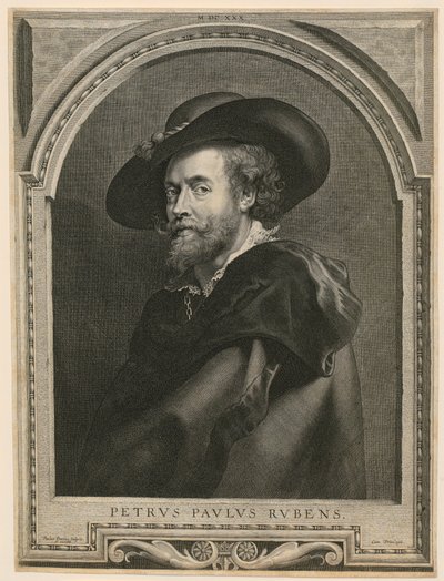 Retrato de Peter Paul Rubens de Paulus Pontius