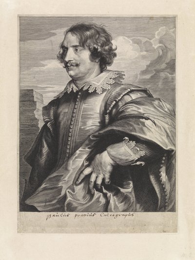 Retrato do gravador Paulus Pontius de Paulus Pontius