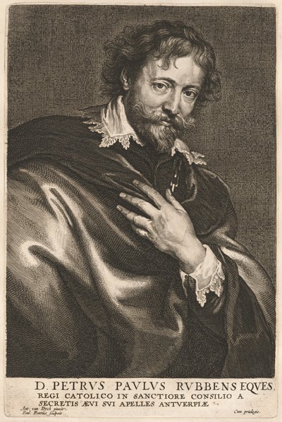 Pedro Paulo Rubens de Paulus Pontius after Sir Anthony van Dyck