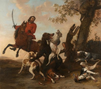 Bärenjagd. 1649 de Paulus Potter