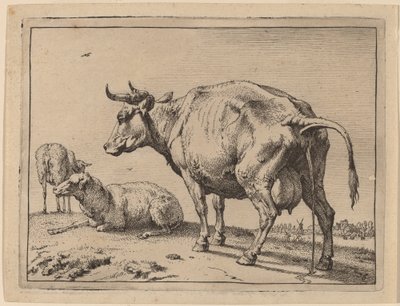 Vaca mijando de Paulus Potter