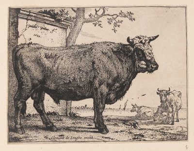 O Touro, de Vários Bois e Vacas de Paulus Potter