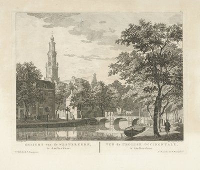 Vista do Westerkerk e Westerhal, vista do canal de Keizersgracht
Vista do Westerkerk, em Amesterdão / Vue de l
