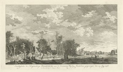 Ruínas da fábrica de pó de Sollenburg após a explosão de 14 de Agosto de 1758
Restos da fábrica de pó de Sollenburg no Overtoomse Weg de Amesterdão, explodida em 15 de Agosto de 1758 (título sobre o objecto) de Paulus van Liender