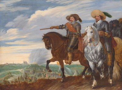 Frederico Henrique e Ernesto Casimiro de Nassau-Dietz no Cerco de 