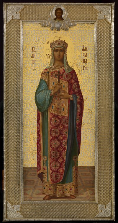 Santa Imperatriz Alexandra, 1883 de Pavel Akimovich Ovchinnikov