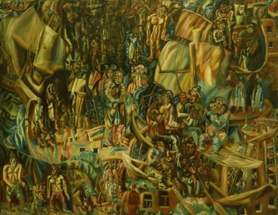 Composição. Navios, 1913-1915 de Pavel Nikolayevich Filonov