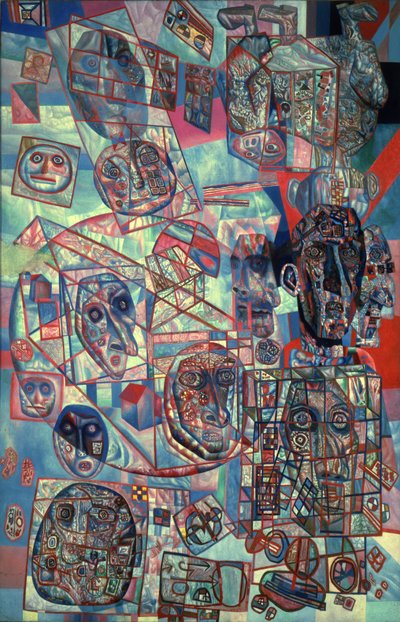 O homem do mundo, 1925 de Pavel Nikolayevich Filonov
