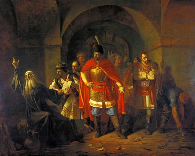 Patriarca Hermógenes recusando-se a abençoar os poloneses