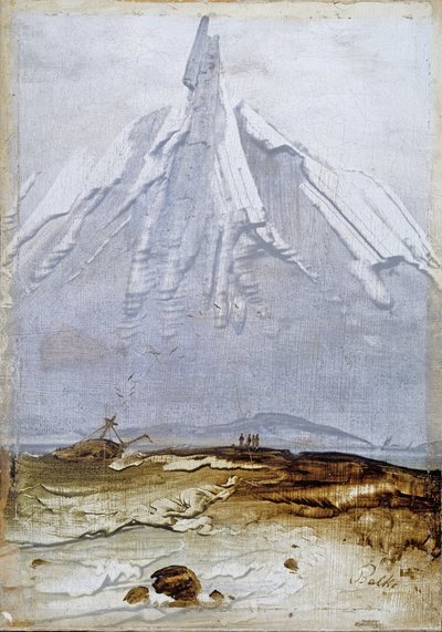 Paisagem costeira com naufrágio de Peder Balke