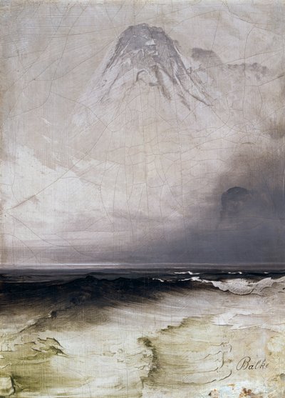 Mar e neblina de Peder Balke