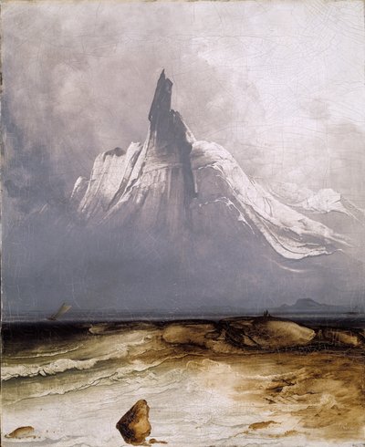 Stetind no nevoeiro de Peder Balke