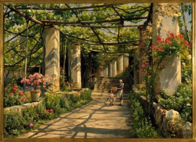 Pérgola em Ravello de Peder Monsted