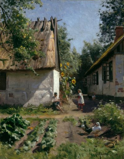 dia de verão de Peder Monsted