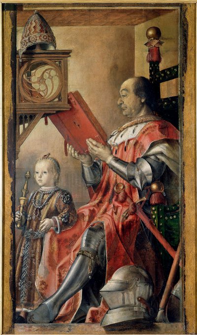 Retrato duplo de Frederic III de Montefeltro de Pedro Berruguete