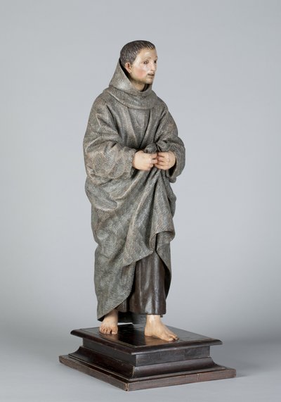San Diego de Alcala, c.1665-70 (madeira policromada) de Pedro de Mena