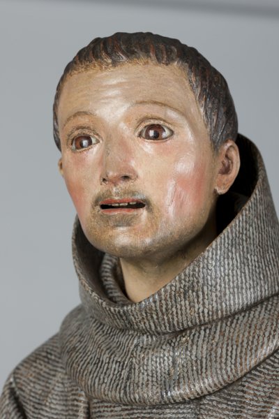 San Diego de Alcala, c.1665-70 (madeira policromada) de Pedro de Mena