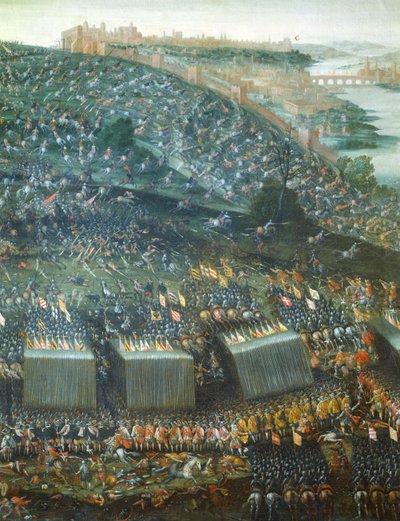 A batalha de Weissemberg, 8 de novembro de Peeter Snayers