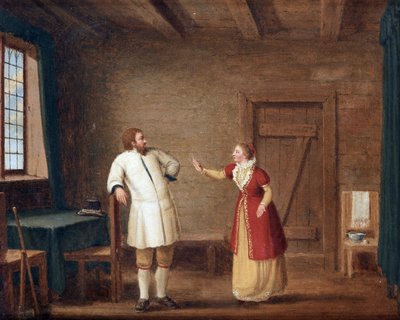 Le roi Gustave I Vasa (1496-1560) a Ornas - Rei Gustav Vasa em Ornaes par Hillestroem, Pehr (1732-1816). Óleo sobre tela, tamanho : 42x52, , Colecção Privada de Pehr Hilleström
