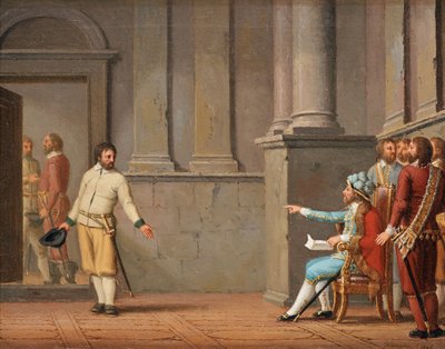 Engelbrekt Engelbrektsson antes de Eirik III, 1805 de Pehr Hilleström