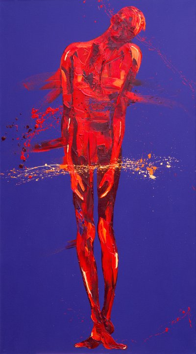 Jesus é Condenado - Estação 1 (óleo sobre tela) de Penny Warden
