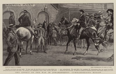 Um Efeito da Guerra em Joanesburgo, Cavalos Comandantes de Percy F.S. Spence