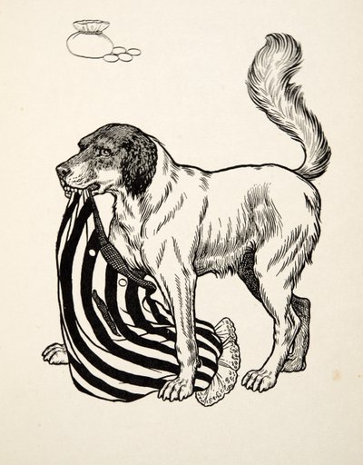 A Good FInder, de A Hundred Anecdotes of Animals, pub. 1924 (gravura) de Percy J. Billingshurst