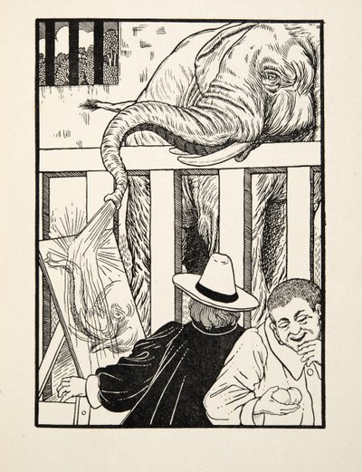 Um sentido do ridículo, de cem anecdotes dos animais, bar. 1924 de Percy J. Billingshurst