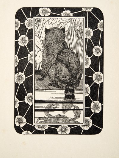 Pesca do caranguejo, de cem anecdotes dos animais, bar. 1924 de Percy J. Billingshurst