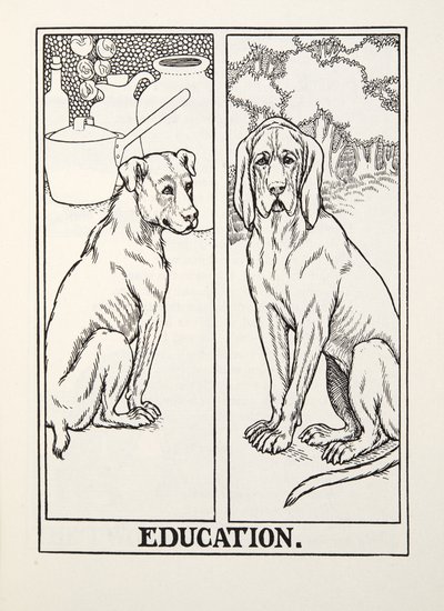 Educação, de Fontaine Fables, pub. 1905 de Percy J. Billingshurst