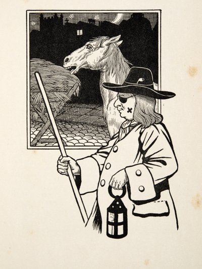Foraging, de cem anecdotes dos animais, bar. 1924 de Percy J. Billingshurst