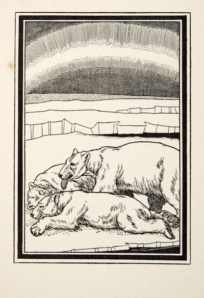 Afeição materna, de cem anecdotes dos animais, bar. 1924 de Percy J. Billingshurst