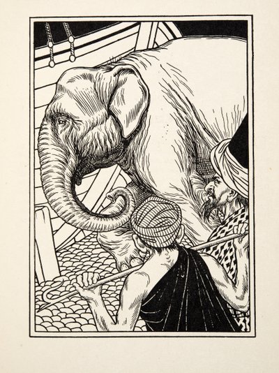 Perseverança nobre, de cem anecdotes dos animais, bar. 1924 de Percy J. Billingshurst