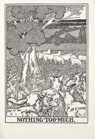 Nada de mais, de Fontaine Fables, pub. 1905 (gravura) de Percy J. Billingshurst