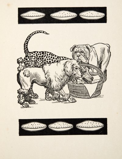 Of Two Evils Choosing the Least, from A Hundred Anecdotes of Animals, pub. 1924 (gravura) de Percy J. Billingshurst