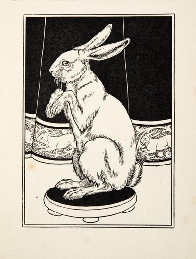 Lebres Manso, de cem anecdotes dos animais, bar. 1924 de Percy J. Billingshurst
