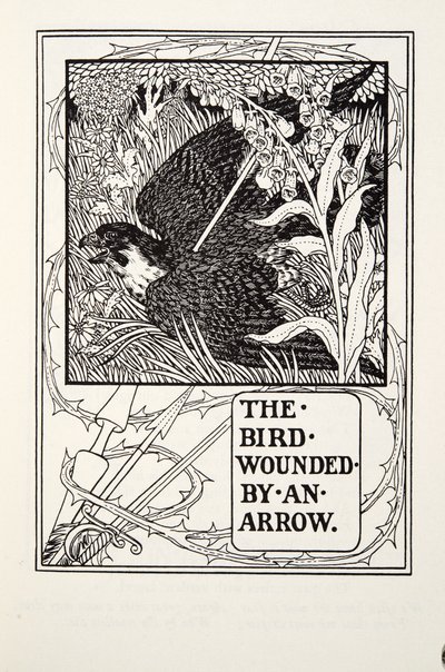 O Pássaro Ferido por uma Flecha, de Fontaine Fables, pub. 1905 de Percy J. Billingshurst